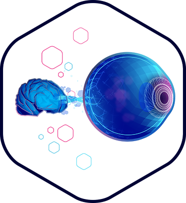 THEA signature image of an eyeball